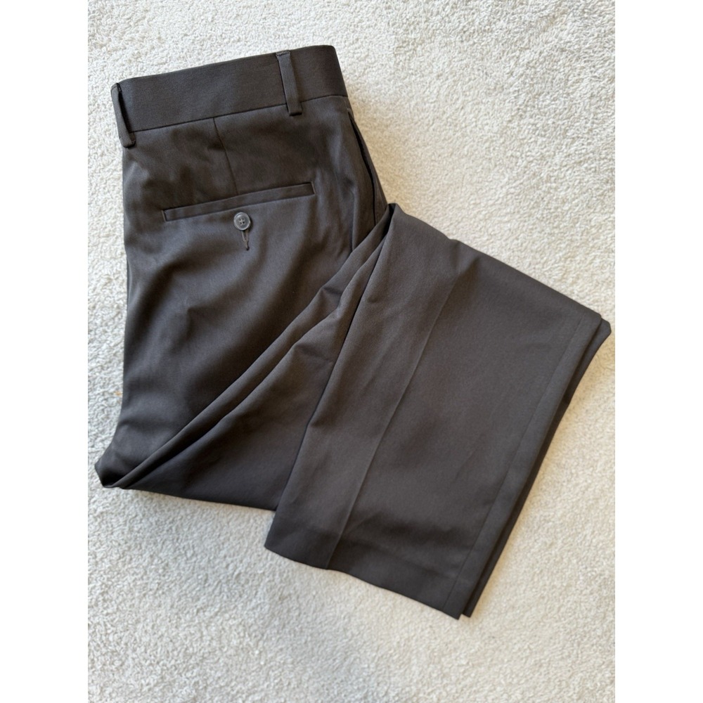 NWT Apt 9 Performance Stretch‎ Dress Pants Gray Extra Slim Fit Mens 28x30